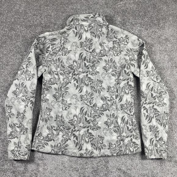 North Face Jacket Womens Small Soft Shell Fleece Zip Up Floral Outdoors - Picture 11 of 16